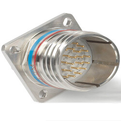 22 Kutuplu Sızdırmaz Cable-to-Panel Dairesel Konnektör - DEUTSCH 38999 Serisi III YDTS20W13-35SBV001 - TE Connectivity