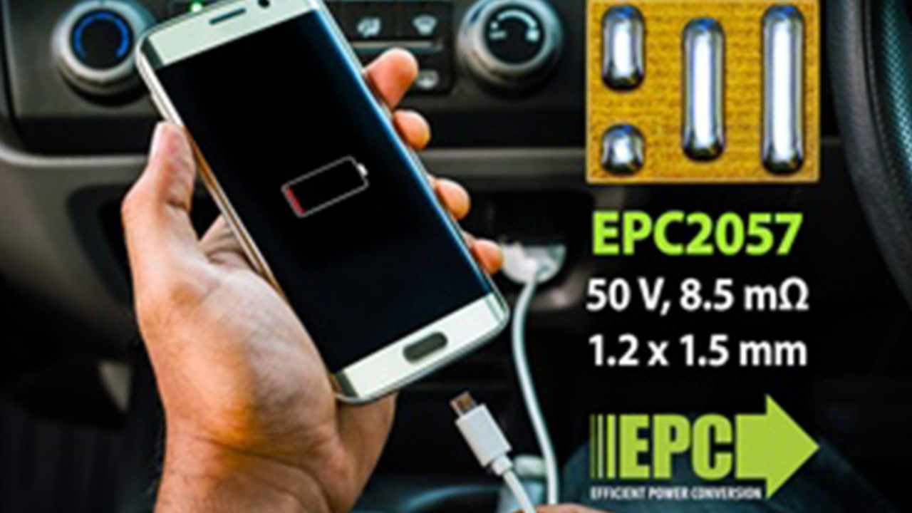 Next-Generation 50 V GaN FET from Efficient Power Conversion for USB-C PD Applications