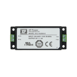 AC DC Kapalı Güç Kaynağı Dönüştürücü ECL15US05-S - XP Power