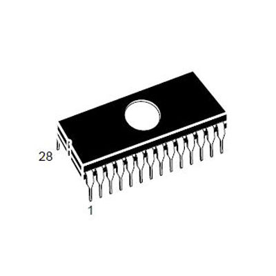 NMOS 512 Kbit (64Kb x 8) UV EPROM M27512-2F1 STMicroelectronics - 1