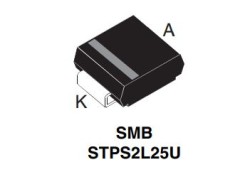 Low drop power Schottky Doğrultucu STPS2L25U STMicroelectronics - STMicroelectronics