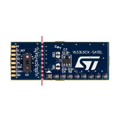 3D ToF Sensor Evaluation Board VL53L5CX-SATEL STMicroelectronics - 2